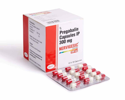 pregabalin capsule IP 300 mg (nervigesic)